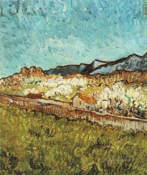 Al pie de las montañas Vincent van Gogh Pinturas al óleo